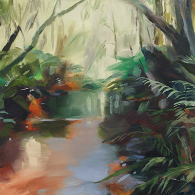 Forest Glade 4 by Cathy Layzell